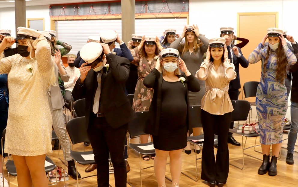 Frá útskrift haustannar