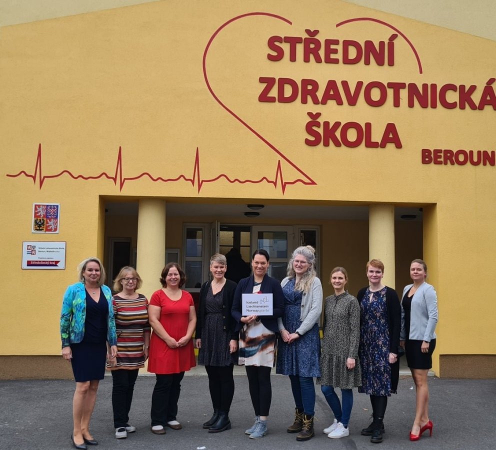 Heimsókn í Střední zdravotnická škola í Tékklandi