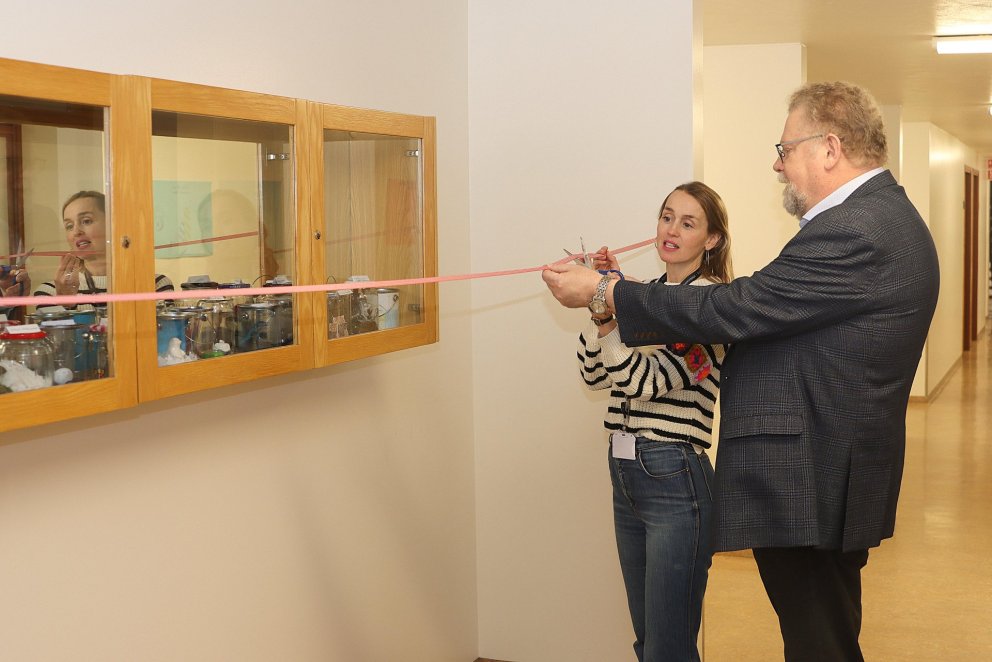 Myndlistarnemendur sýna verk sín