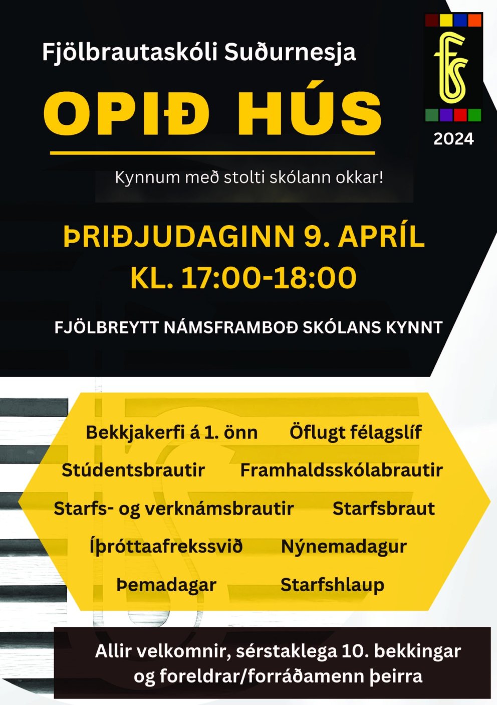 Opið hús - 9. apríl kl. 17.00-18:00