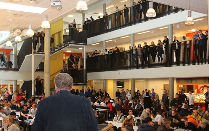 Mynd frá skólasetningu H2018