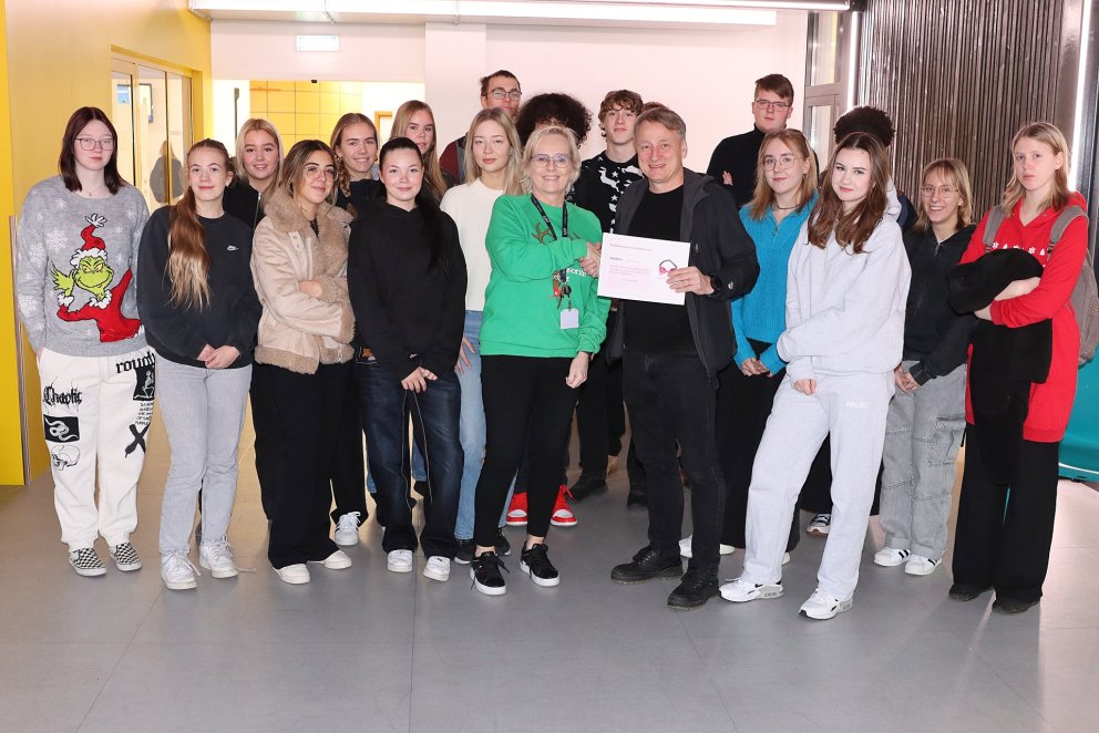 Slaufustyrkur afhentur