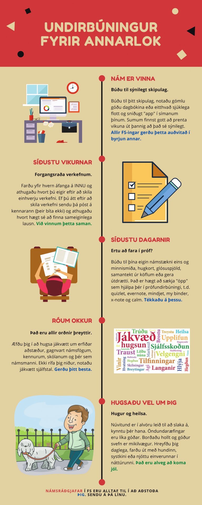 Undirbúningur fyrir annarlok