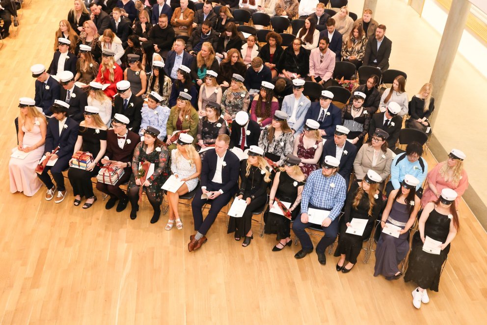 Frá útskrift haustannar