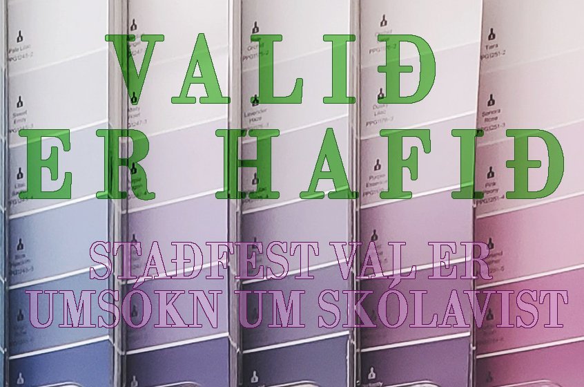 Valtímabilið er 4.-19. mars