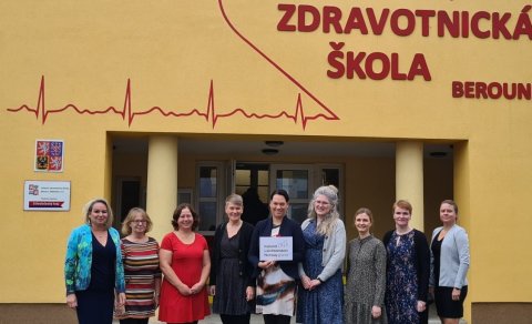 Heimsókn í Střední zdravotnická škola í Tékklandi