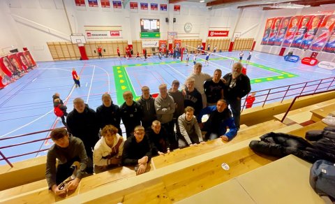 Ferð á blakleik í Mosó