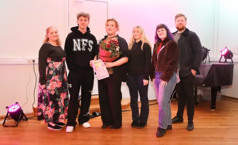 Guðjón Þorgils vann Hljóðnemann