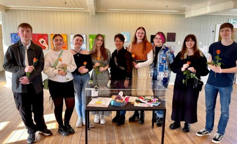 Sýning útskriftarnemenda af listnámsbraut