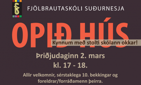 Opið hús fyrir 10. bekkinga
