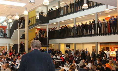 Mynd frá skólasetningu H2018