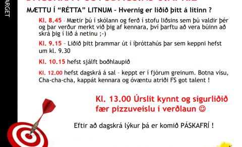 Starfshlaupið á föstudag!