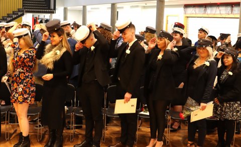 Frá útskrift haustannar