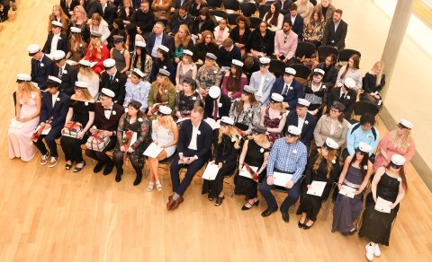 Frá útskrift haustannar