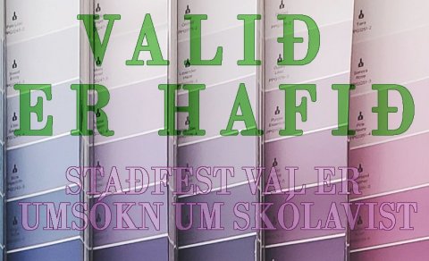 Valtímabilið er 4.-19. mars