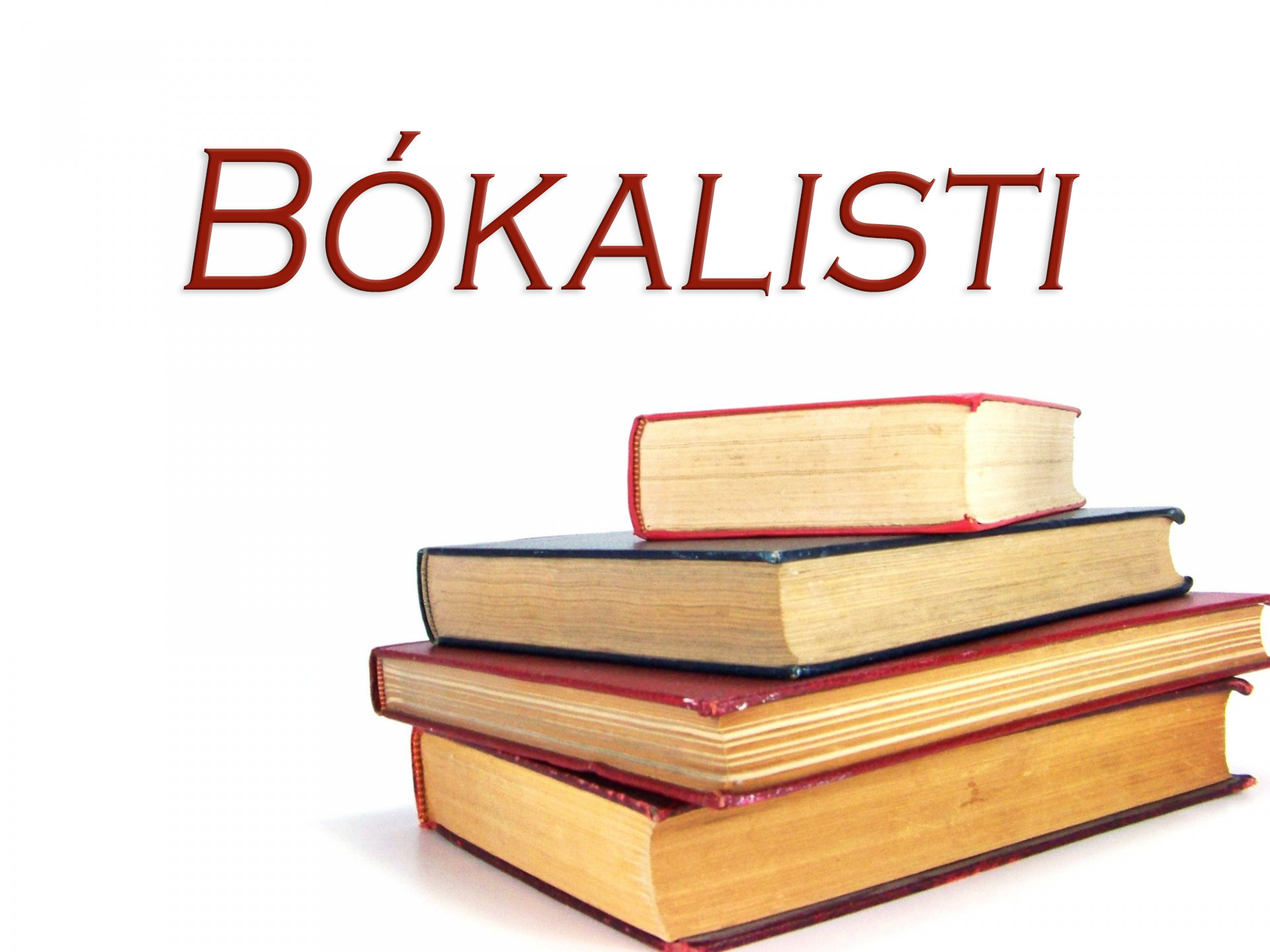 Bókalisti